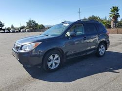 Salvage cars for sale at San Martin, CA auction: 2014 Subaru Forester 2.5I Premium