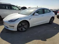 Salvage cars for sale at Rancho Cucamonga, CA auction: 2018 Tesla Model 3