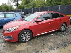 Salvage cars for sale at Waldorf, MD auction: 2017 Hyundai Sonata Sport