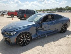 Salvage cars for sale at Houston, TX auction: 2021 BMW 430I