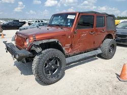 Jeep salvage cars for sale: 2014 Jeep Wrangler Unlimited Sport