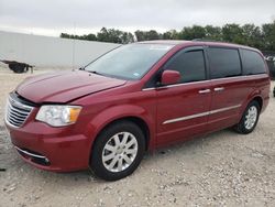 Salvage cars for sale from Copart New Braunfels, TX: 2014 Chrysler Town & Country Touring