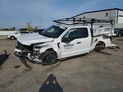 Salvage vehicles for parts for sale at auction: 2022 Ford F150 Super Cab