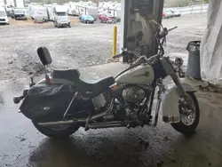 Salvage motorcycles for sale at Ebensburg, PA auction: 2004 Harley-Davidson Flstci