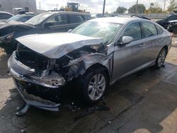 Salvage cars for sale at Chicago Heights, IL auction: 2019 Honda Accord LX