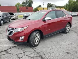 Salvage cars for sale at Sikeston, MO auction: 2018 Chevrolet Equinox Premier