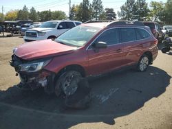 Salvage cars for sale at Denver, CO auction: 2018 Subaru Outback 2.5I