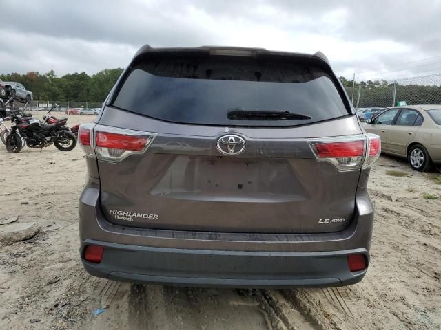 2015 Toyota Highlander LE