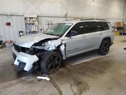 Salvage cars for sale at Milwaukee, WI auction: 2023 Jeep Grand Cherokee L Laredo