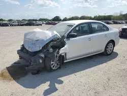 Salvage cars for sale at San Antonio, TX auction: 2015 Volkswagen Jetta SE