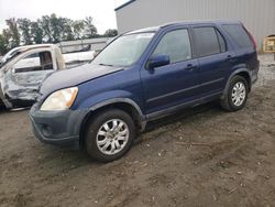 Salvage cars for sale at Spartanburg, SC auction: 2005 Honda CR-V EX