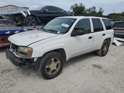 Chevrolet Trailblazer ls salvage cars for sale: 2007 Chevrolet Trailblazer LS