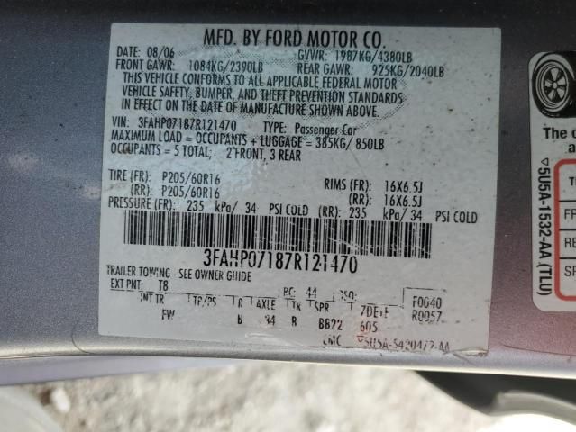 2007 Ford Fusion SE