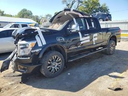 Salvage cars for sale at Wichita, KS auction: 2017 Nissan Titan XD SL