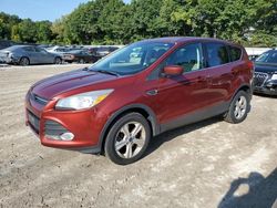 Salvage cars for sale at North Billerica, MA auction: 2014 Ford Escape SE