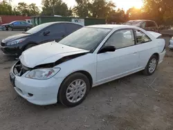 2005 Honda Civic LX en venta en Baltimore, MD