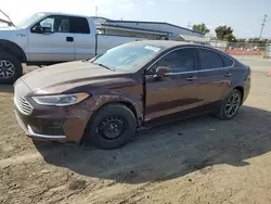 Ford salvage cars for sale: 2019 Ford Fusion SEL