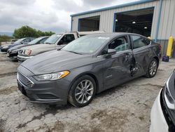 Salvage cars for sale at Chambersburg, PA auction: 2017 Ford Fusion SE Hybrid