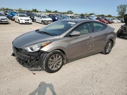 Salvage cars for sale at Kansas City, KS auction: 2015 Hyundai Elantra SE