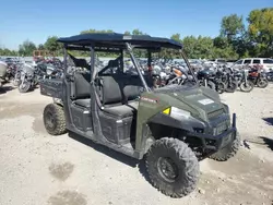 Salvage motorcycles for sale at Des Moines, IA auction: 2018 Polaris Ranger Crew Diesel