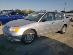 Honda salvage cars for sale: 2001 Honda Civic LX