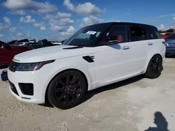 Salvage cars for sale at Arcadia, FL auction: 2022 Land Rover Range Rover Sport HST