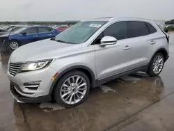 Salvage cars for sale at Grand Prairie, TX auction: 2015 Lincoln MKC