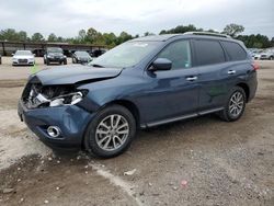 Salvage cars for sale at Florence, MS auction: 2015 Nissan Pathfinder S