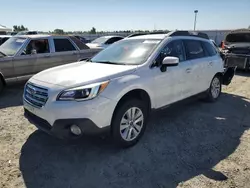 Salvage cars for sale at Antelope, CA auction: 2017 Subaru Outback 2.5I Premium