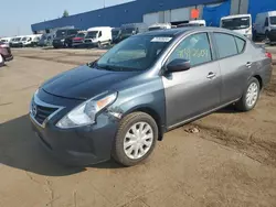 Salvage cars for sale at Woodhaven, MI auction: 2019 Nissan Versa S