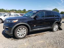 Ford salvage cars for sale: 2021 Ford Explorer King Ranch