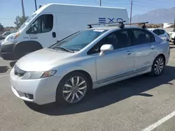 Salvage cars for sale at Rancho Cucamonga, CA auction: 2009 Honda Civic SI