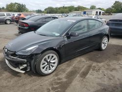 Salvage cars for sale at Glassboro, NJ auction: 2022 Tesla Model 3