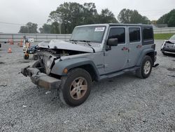 Salvage cars for sale at Gastonia, NC auction: 2015 Jeep Wrangler Unlimited Sport