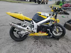 Salvage motorcycles for sale at Pennsburg, PA auction: 2002 Suzuki GSX-R750