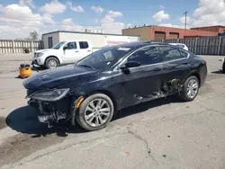 Salvage cars for sale at Anthony, TX auction: 2016 Chrysler 200 Limited