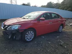 Salvage cars for sale at Windsor, NJ auction: 2017 Nissan Sentra S