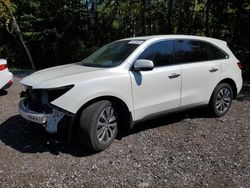 Salvage cars for sale at Cookstown, ON auction: 2014 Acura MDX Technology