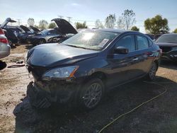 Salvage cars for sale at Elgin, IL auction: 2015 Nissan Sentra S