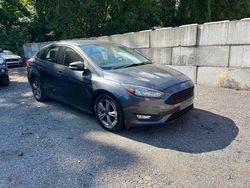 Salvage cars for sale at North Billerica, MA auction: 2017 Ford Focus SE