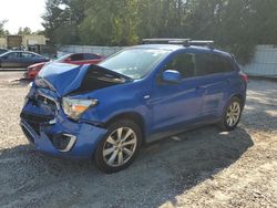 Mitsubishi salvage cars for sale: 2015 Mitsubishi Outlander Sport SE