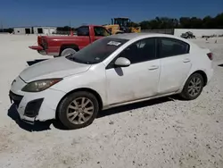 Salvage cars for sale at New Braunfels, TX auction: 2012 Mazda 3 I