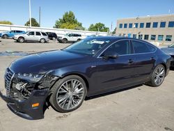 Salvage cars for sale at Littleton, CO auction: 2017 Audi A7 Prestige