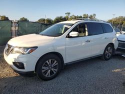 Nissan salvage cars for sale: 2017 Nissan Pathfinder S