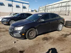 Salvage cars for sale from Copart Albuquerque, NM: 2015 Chevrolet Cruze LS