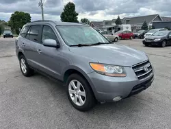 Salvage cars for sale at North Billerica, MA auction: 2007 Hyundai Santa FE SE