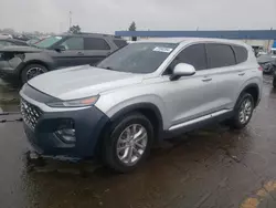 Salvage cars for sale at Woodhaven, MI auction: 2020 Hyundai Santa FE SE