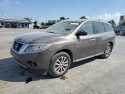 Salvage cars for sale at Tulsa, OK auction: 2015 Nissan Pathfinder S