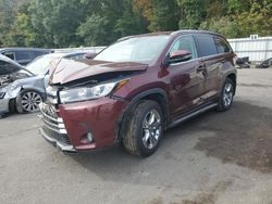 Salvage cars for sale at Glassboro, NJ auction: 2018 Toyota Highlander Limited