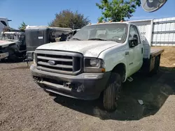 Salvage trucks for sale at Woodburn, OR auction: 2002 Ford F450 Super Duty